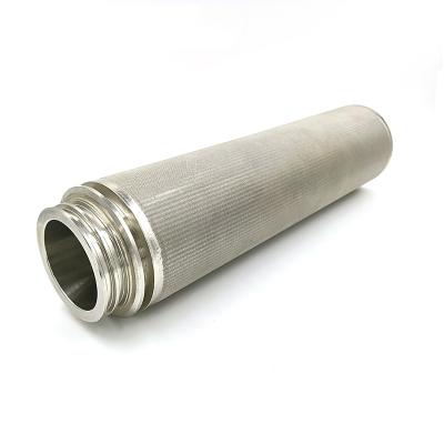 China Hotels Manufacture Professional Sintered Stainless Steel Water Filter Cartridge for sale