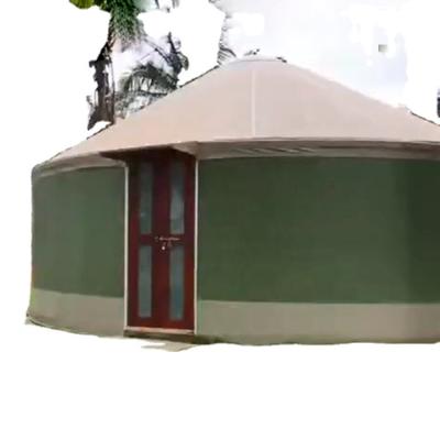 China Diagonal Bracing Type China Export 4 Season Teaditation Insated Modern Luxury Yurt mongolian yurt for sale