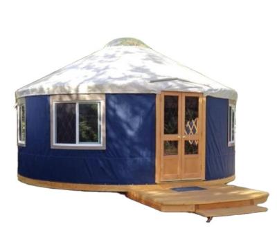 China Water Proof High end luxury wooden yurts for sale