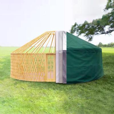 China Water Proof Jinyuanli wood Ger Mongolian Yurt Sale With Track for sale