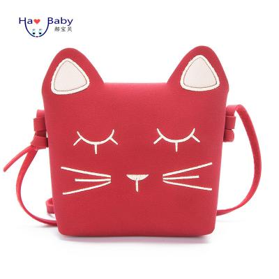 China Cute Korean version of 2021 Children's New Cute Princess Messenger Bag Girls Mini Bag Cat Baby Shoulder Bag for sale