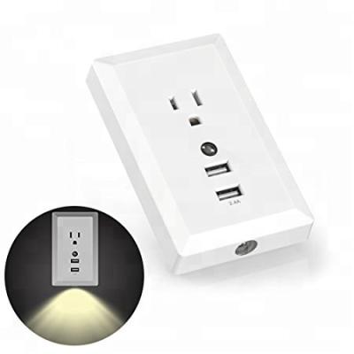 China Residential/All Purpose Residential/All Purpose Hot Sale Wall Outlet Night Light With Port for sale