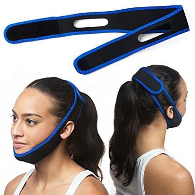 China Latex Free Neoprene and Neoprene Straps and Latex Free Chin Strap Adjustable Comfortable Stop Anti Snoring Device for sale