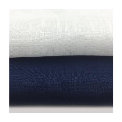 China Wholesale 100% Pure Organic Plain Dress Shirt House Taxes Linen Fabric for sale