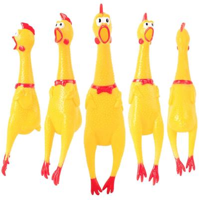 China Wholesale OEM Custom Resistant Chew Stocked Chicken Pet Chew Squeaky Squeaky Toy for sale