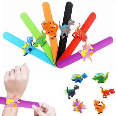 China Artificial Hot Sale 0EM/ODM Silicone Gifts Printing Advertising Long Slap Bracelets for sale