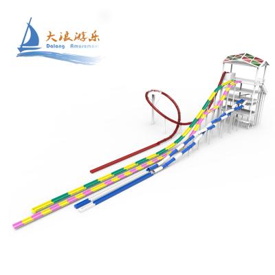 China Aqua Park Guanzhou Long Sale Amusement Park Water Slide Playground On Alibaba for sale