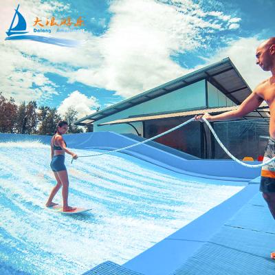 China Affordable Fiberglass Surf Simulator Flowrider Water Park Equipment For Sale for sale