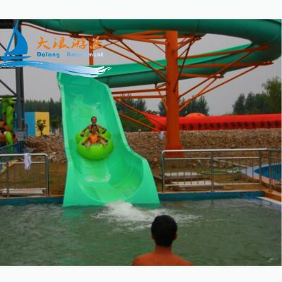 China Aqua Theme Park FRP spiral water protection UV/high temprature prevention water slide slides water park fiberglass slide for sale for sale