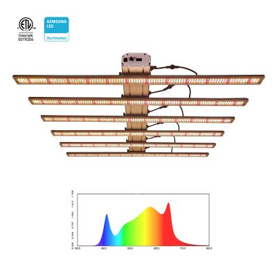 China Grow Light Dimmable Strip Lamp 640w 800w Indoor Plants Growth Bar lm301b lm301h UV Full Spectrum UV Led Grow Light for sale