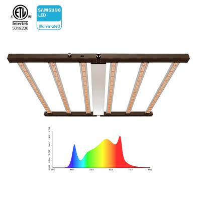 China Foldable Grow Lights Hydroponic Full Spectrum 301b Plant Growth Lamp 645w 640w Folding Bar lm301b lm301h Indoor Led Grow Light for sale