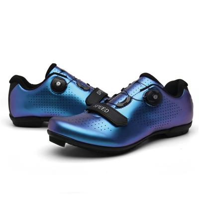 China OEM Lockless EVA Cycling Over Clit Shoes Flat Outdoor Cycling Shoes Use Self Locking Indoor Cycling Shoes for sale