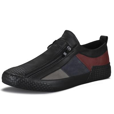 China Sweat-absorbent Mens Leather Shoes Slip On Casual Loafers Driving Designer Casual Shoes For Mens Soft Unique Comfortable Flats for sale