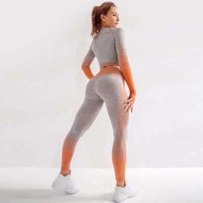 China New Type Sportswear Gaiters Sale Breathable Well Yoga Sets Long Sleeve Fitness Wear For Woman for sale