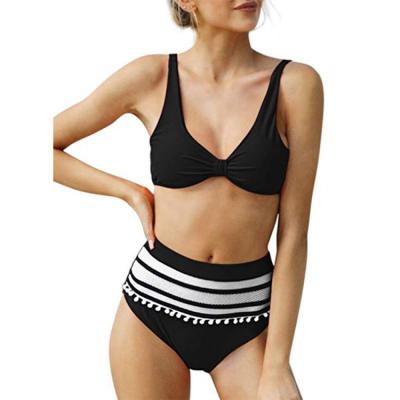 China New Type Manufacturers Bikini High Waist Bikini Hot Price Strappy Breathable Swimwear for sale