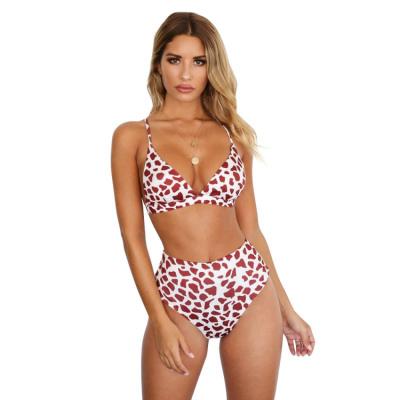 China Comfortable And Fashionable Fabric Bikini Swimsuit Breathable Elastic Swimwear For Women 2021 for sale