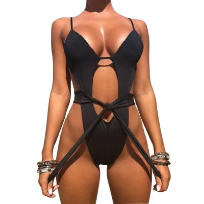 China Breathable Hot Sale Multiple Colors Wholesale Plus Size High Cut Swimwear Set For Women for sale