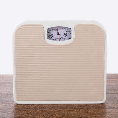 China OEM Factory Style Body Leather Plastic Outdoor Bathroom Mechanical Weight Function Panel Personal Weight Scale for sale