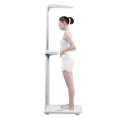 China Height And Weight Scale Adult 200kg Ultrasonic Digital Height Weight Scale for sale