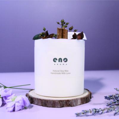 China 2022 New Arrivals Scented Customers Logo Tin Jar Scented Candle Home Decoration Wax Aromatherapy Candle for sale