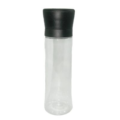 China Adjustable Reusable Low Cost/Non-Adjustable Reusable Disposable Pepper Salt 20cm PET 33oml Acrylic Ceramic Body Spice Grinder for sale