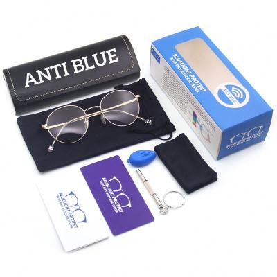 China Hot Selling Blue Light Blocking Glasses, Computer Reading/Gaming/TV Glasses for Women Men, Anti Eyesight Fatigue and UV Glare (bag+test card+cloth) for sale