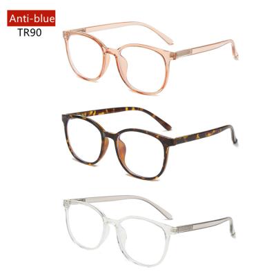 China ANTI BLUE LIGHT & CLEAR GLASS TR90 Glass Computer Blue Light Blocking Reading With Spring Hinge For Women/Men, Anti Eyestrain, TV, Anti-Glare for sale