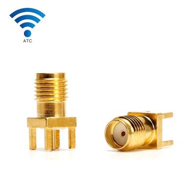 China Wholesale High Quality Right Angle Gold Female Antenna RF S M A Connector For GSM for sale