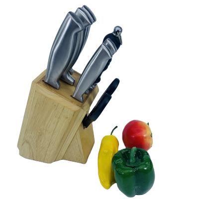 China Best Viable Quality 8pcs Kitchen Knife Set With Wooden Block - High Quality Kitchen Knives With Hollow Handles for sale