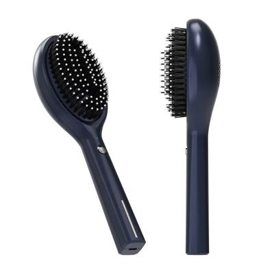 China Waterproof Negative Ion Hair Scalp Massager Brush USB Straightening Brush Salon Styling 2-in-1 One Stage Hair Dryer Brush for sale