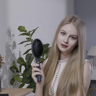 China Waterproof Personal Electric Anion Rechargeable Anti Hair Loss Scalp Massager USB Detangling Hair Brush For Natural Hair for sale