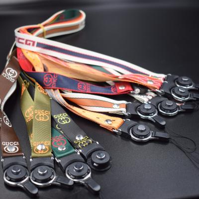 China Detachable Polyester 0.65mm Mobile Phone Lanyards for sale