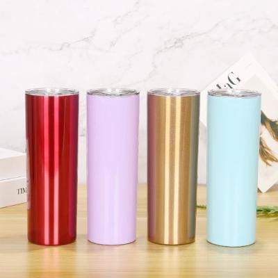 Китай тощие прямые пустые Tumblers сублимации 20oz с соломой крышки продается