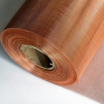 China Filter 200 Magnetic Shielding Material Mesh Red Copper Bronze / Brass /Phospher Wire Mesh for sale