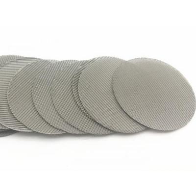 China Hotels 27%-80% Filter Mesh Stainless Steel Mesh Filter Disc for sale