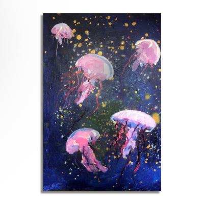 China Wholesale Modern High Quality Abstract Animal Hand Painted Wall Art Oil Painting On Canvas For Bedroom Decor for sale