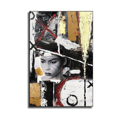 China Modern Oil Painting Prints Modern Wall Art Portrait Canvas Home Decor Prints for sale