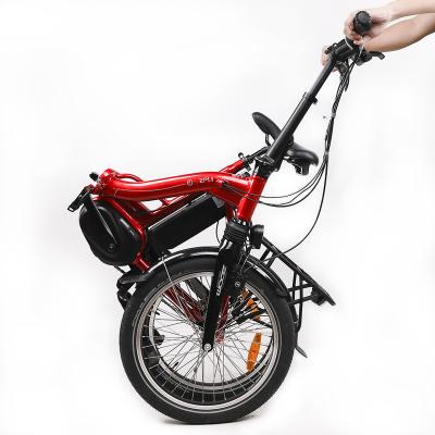 China Aluminum alloy 20 inch aluminum alloy cheap electric folding bicycle 250w for sale