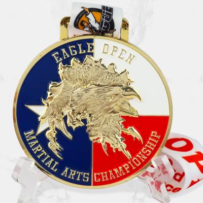 China Custom metal engraved 3d logo sports medals from Europe medal maker, medals for laser engraving for sale