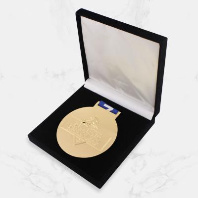 China Professional Custom Manufacturer High Quality Gold Europe Medal Shiny Medal for sale