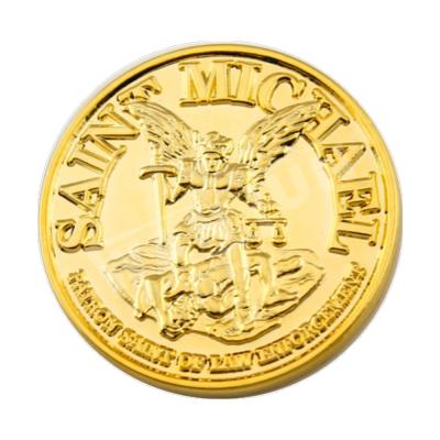 China Europe Manufacturers Custom Wholesale Metal Double Sided Plating Gold Fake Angel Coin for sale