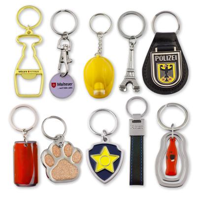 China Custom Factory Promotion Gifts Souvenir Enamel Keychains Custom Metal PVC 3d Keychains for sale