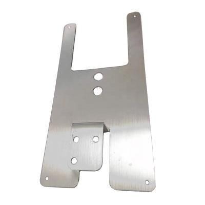 China OEM ODM Support 304 Stainless Steel Wire Drawing Laser Cutting Service OEM Sheet Metal Gal Clamp Plate Bending Hot Dip Galvanized Treatment for sale