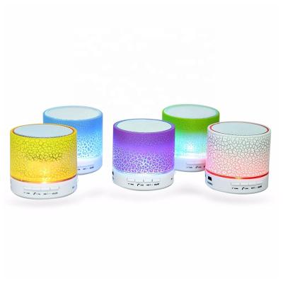 China Best Selling A9 Mini Metal Slot BT Colorful Blue Tooth Speaker LED Wireless Portable Speaker For All Mobile Phones for sale