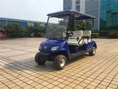 China White 48v Battery Golf Cart , Two Passenger Club Car Golf Cars Accelerator for sale