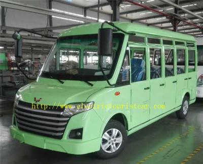 China 18 Seats Electric Sightseeing Bus , School Shuttle Bus With Doors 30 Km/H for sale