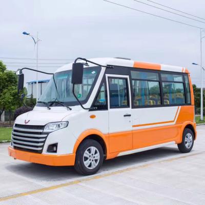 China Fashion Orange White Electric Utility Carts , 30km/H Electric City Bus For Park for sale