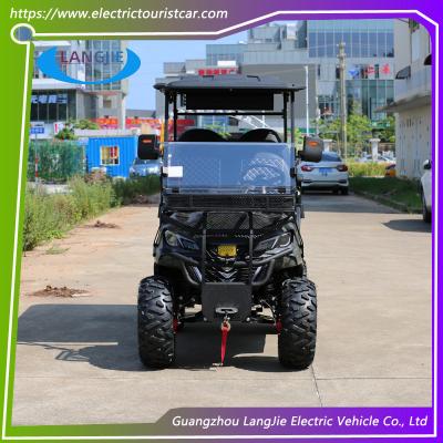 China 2+2 Seater Lifted Club Car Electric Battery Golf Buggy Hunting Cart With DOT for sale