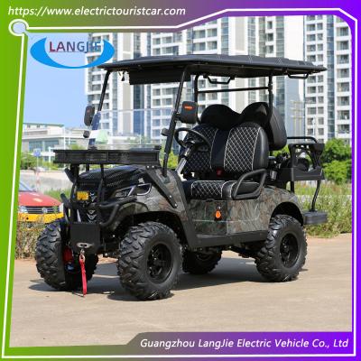 China 4 ruedas eléctrico coche de golf coche con bolsa de golf rack 5KW scooter eléctrico de golf buggy en venta