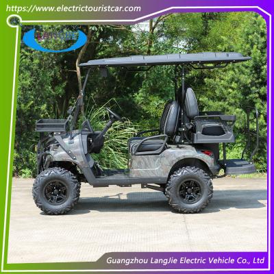 China Electric Golf Cart 4 Seater Black Comfortable Electric Golf Cart for sale